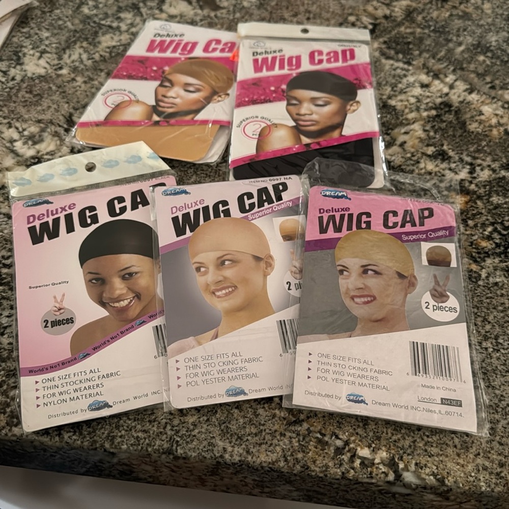 Deluxe Wig Cap 5pks (2caps in each package) Sealed 🤩